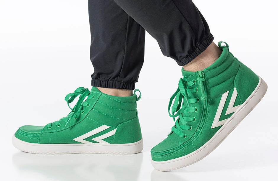 Men's Green/White BILLY CS Sneaker High Tops 10 Men's Green/White BILLY CS Sneaker High Tops - Image 10