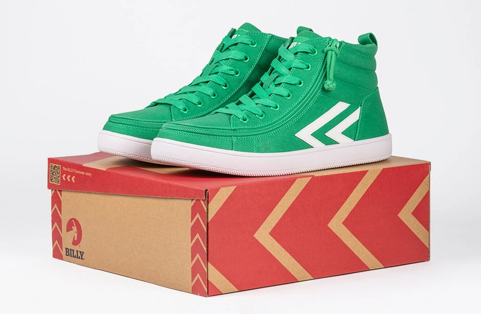 Men's Green/White BILLY CS Sneaker High Tops 7 Men's Green/White BILLY CS Sneaker High Tops - Image 7